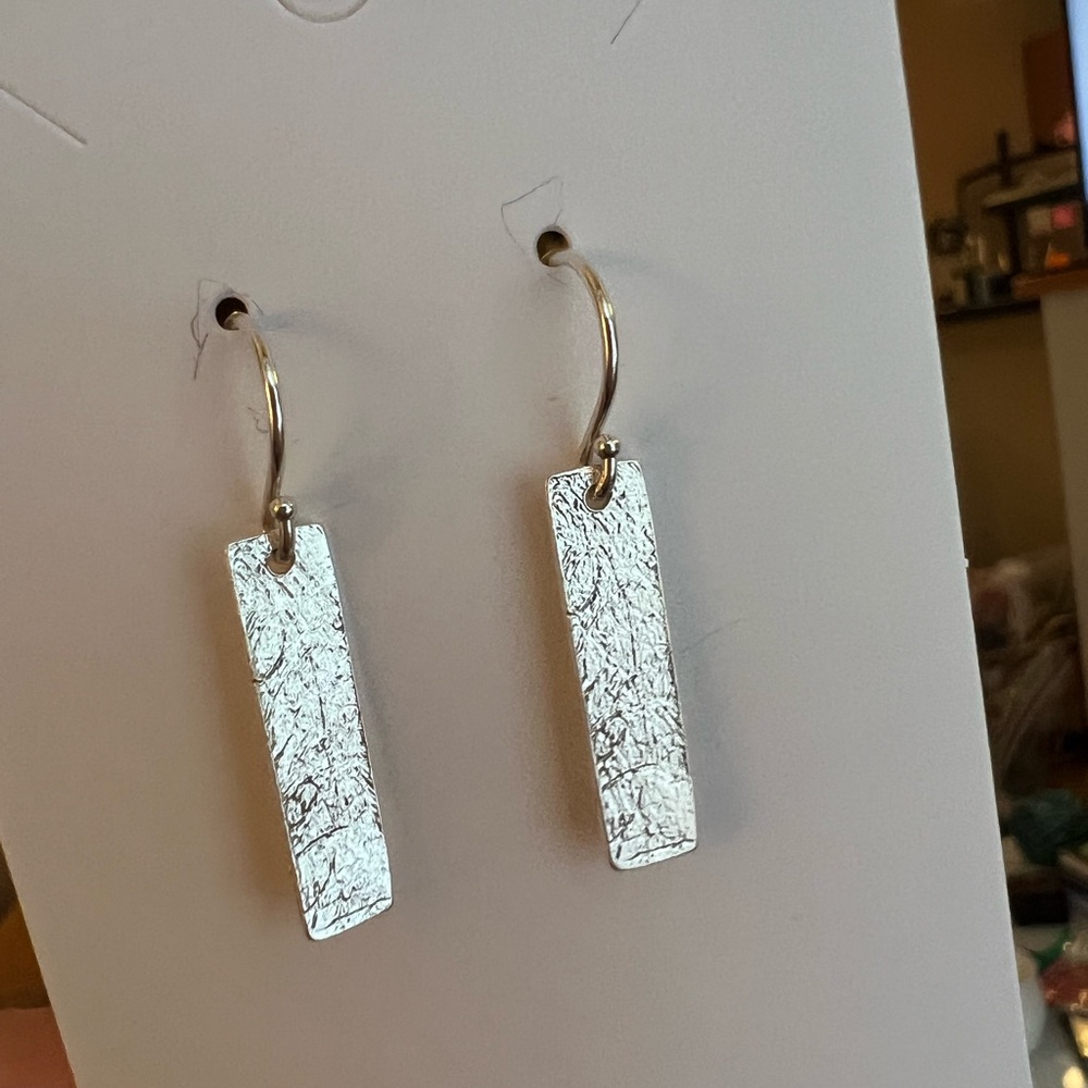 Silpada Sterling Silver Bar Earrings